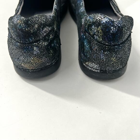 Alegria Glee Slip On Leather Blue & Black Comfort Shoe Women's Size EU 39 - Picture 8 of 10